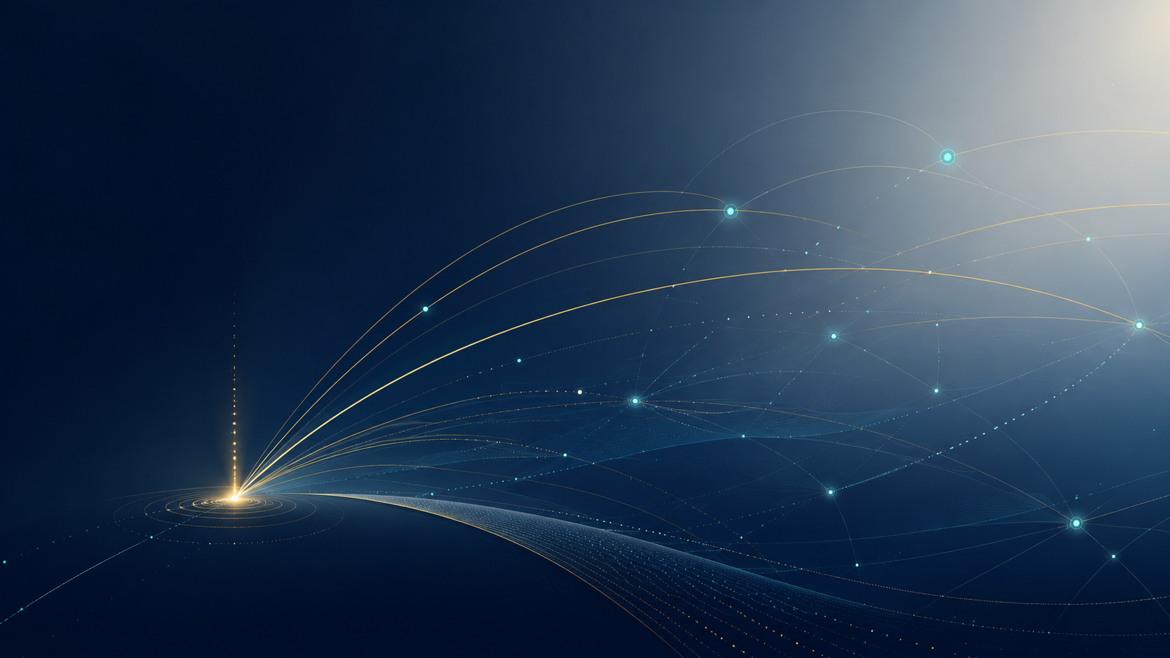 Abstract global commerce connection visual